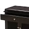Baxton Studio Leo Modern Dark Brown Wood 2-Drawer Shoe Storage Bench 142-8038 - alternate 2